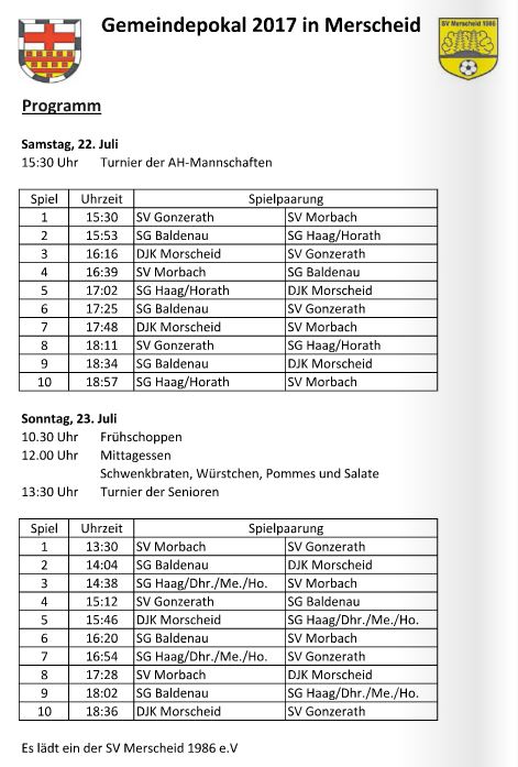 Gemeindepokal 2017